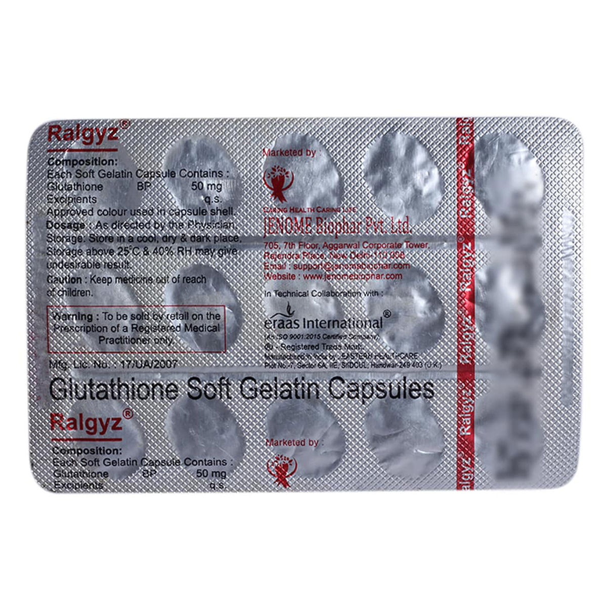 Buy Ralgyz Soft Gelatin Capsule 15's Online