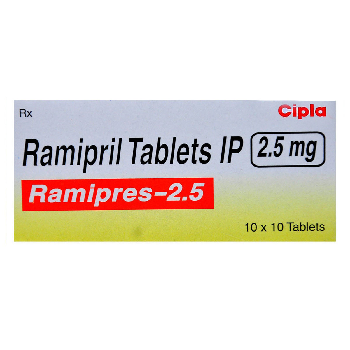 Ramipres 2.5 Tablet 10's, Pack of 10 TABLETS Ramipres 2.5 Tablet 10's, Pack of 10 TABLETS