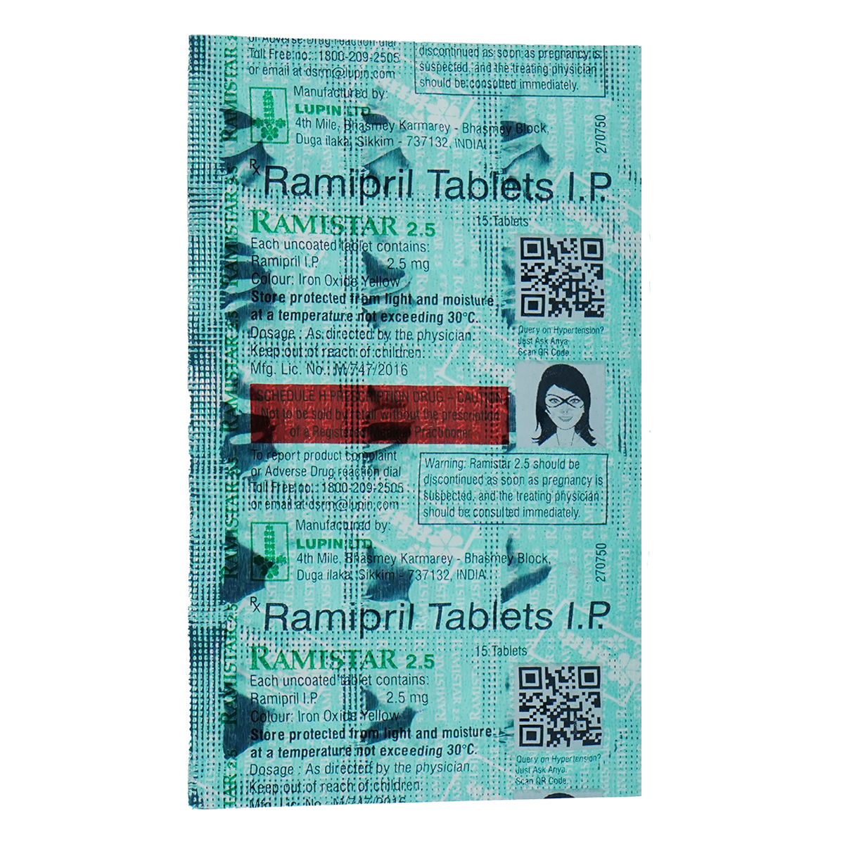 Buy Ramistar 2.5 Tablet 15's Online