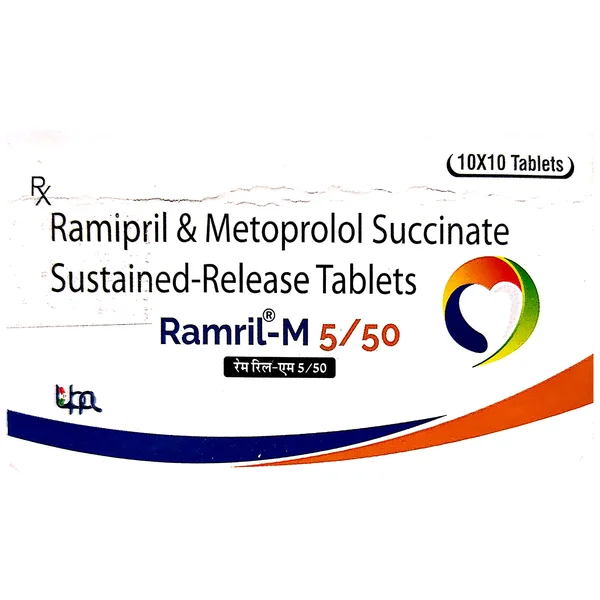 Ramril-M 5 mg/50 mg Tablet 10's