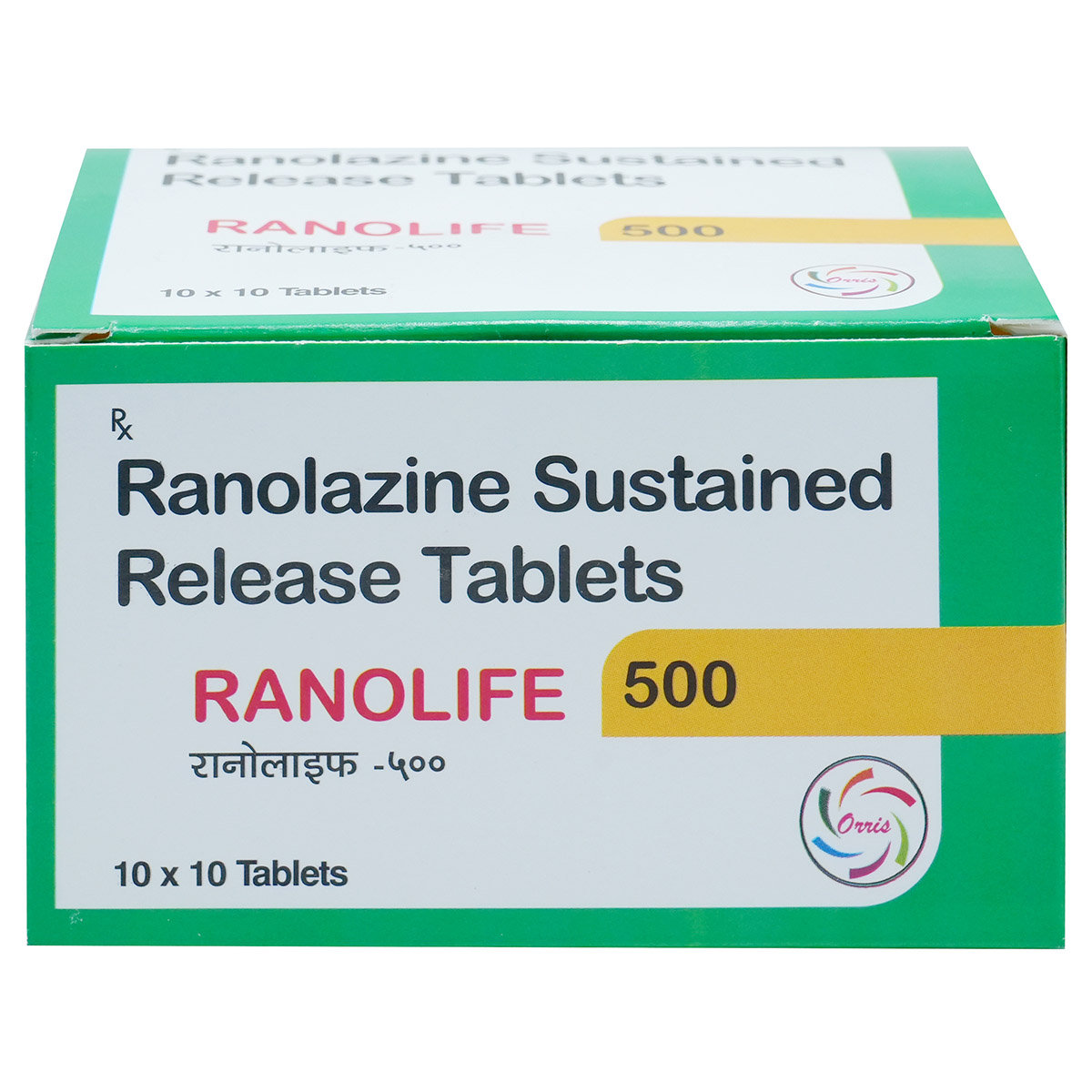 Ranolife 500 mg Tablet 10's, Pack of 10 TabletS Ranolife 500 mg Tablet 10's, Pack of 10 TabletS