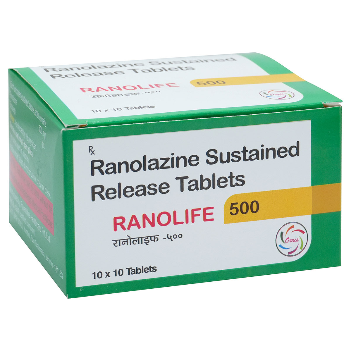 Ranolife 500 mg Tablet 10's, Pack of 10 TabletS Ranolife 500 mg Tablet 10's, Pack of 10 TabletS