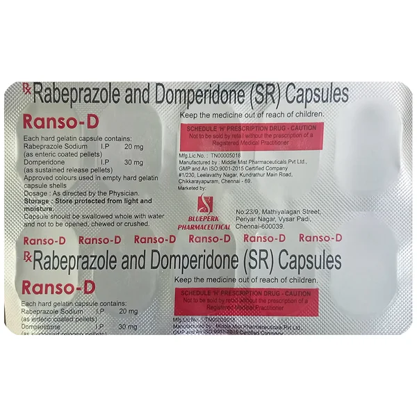 Ranso-D Capsule 10's