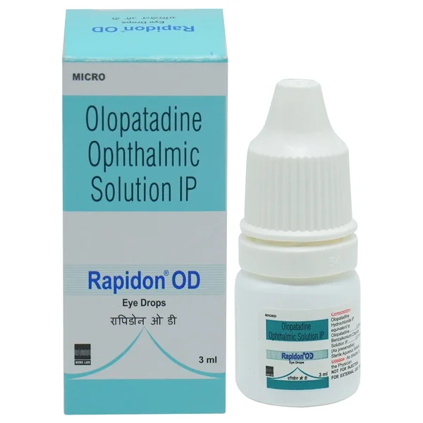 Rapidon OD Eye Drop 3 ml, Pack of 1 EYE DROPS