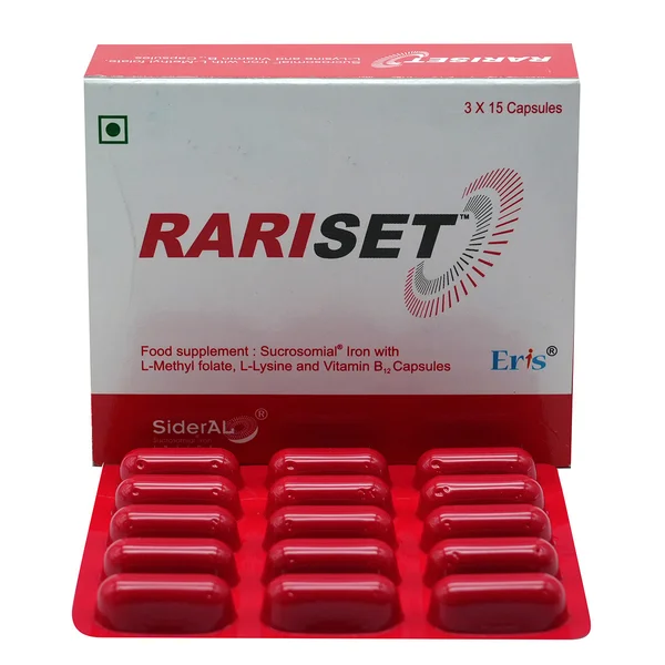 Rariset Capsule 15's, Pack of 15 CapsuleS