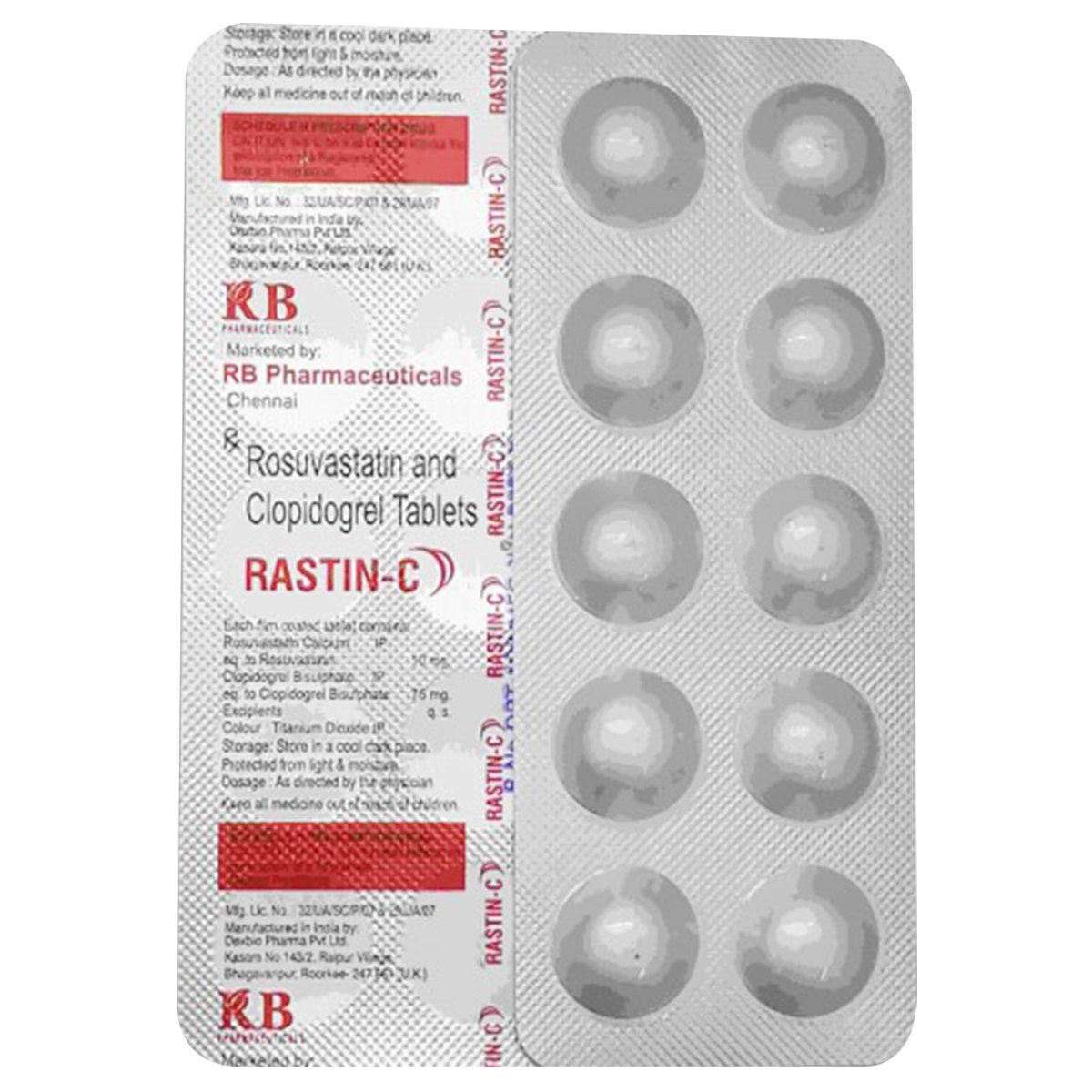 Rastin C Tablet 10's Rastin C Tablet 10's
