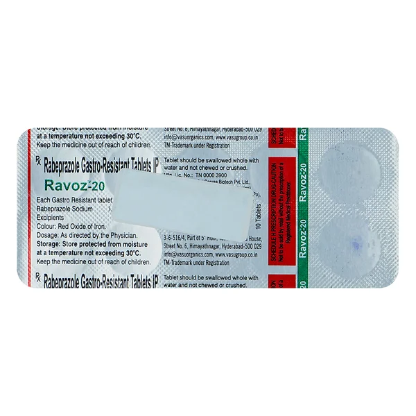 Ravoz 20 Tablet 10's