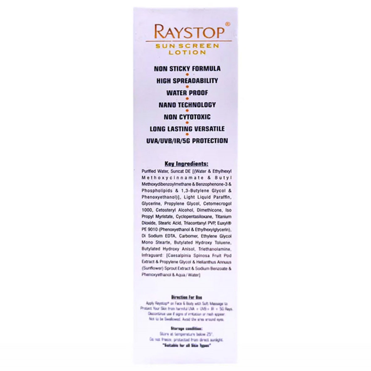 Raystop Lotion 50 ml, Pack of 1 Raystop Lotion 50 ml, Pack of 1