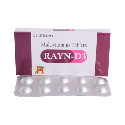 Rayn-D3 Tablet 10's, Pack of 10 TabletS