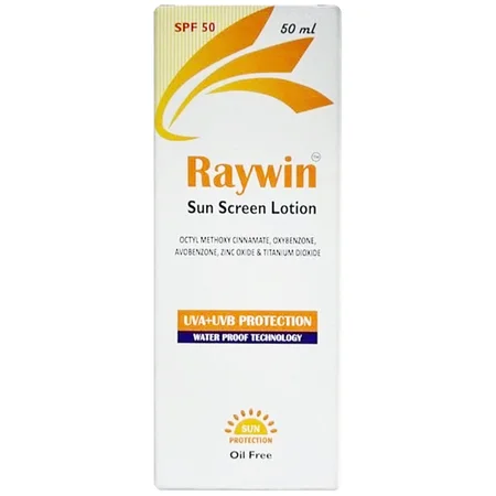 Raywin Spf 50 Uva+Uvb Sun Screen Lotion 50 ml