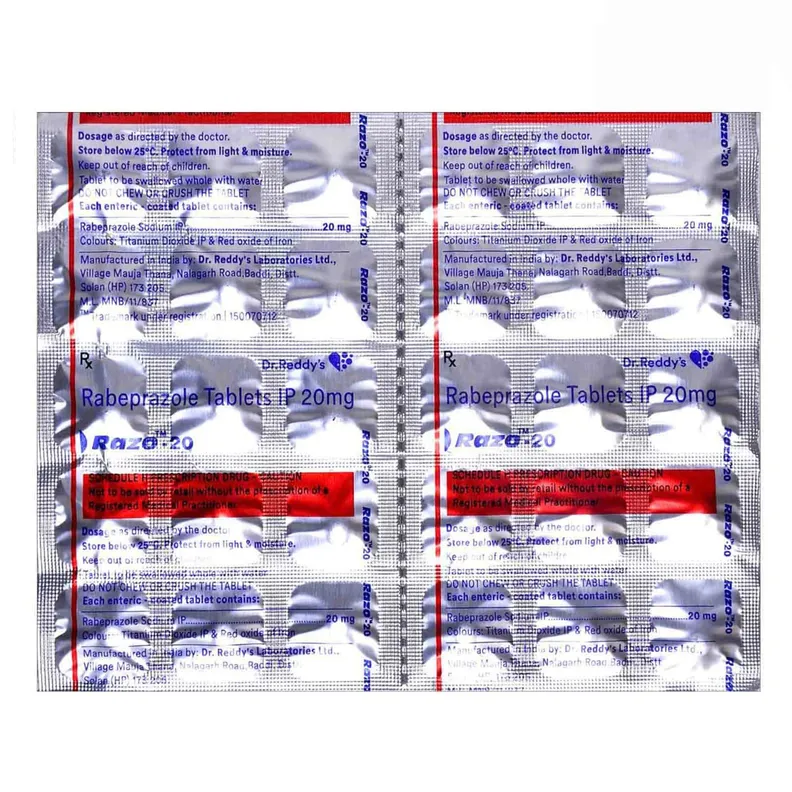 T Razo Tablet Buy Razo-20 Tablet online | Uses, Side Effects, Price and substitutes ...