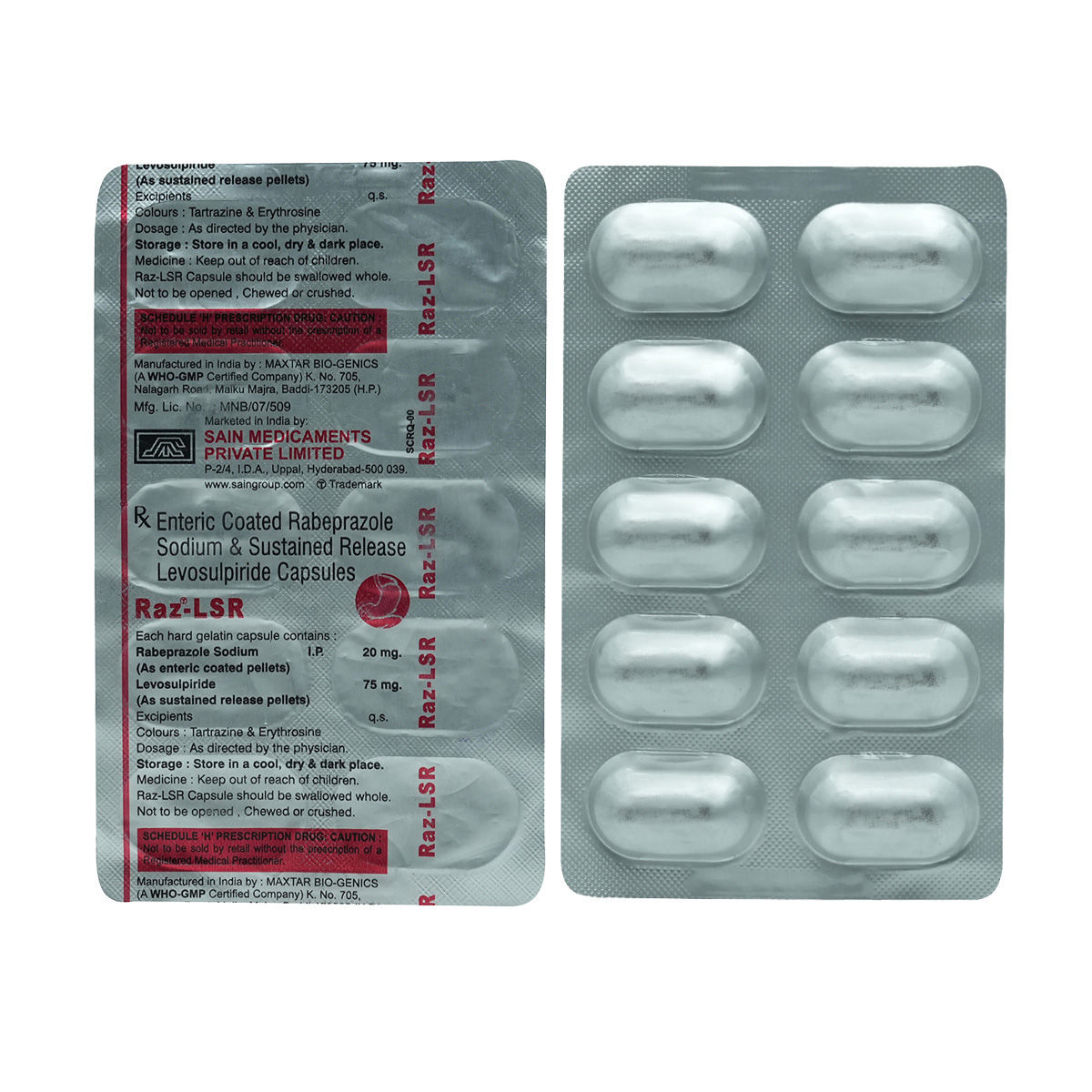 RAZ LSR TABLET Price, Uses, Side Effects, Composition - Apollo Pharmacy