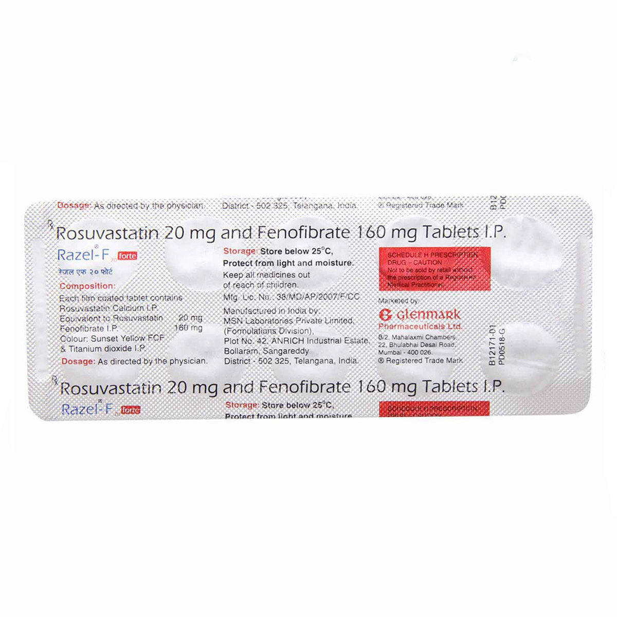 Razel-F 20 Forte Tablet 10's, Pack of 10 Razel-F 20 Forte Tablet 10's, Pack of 10