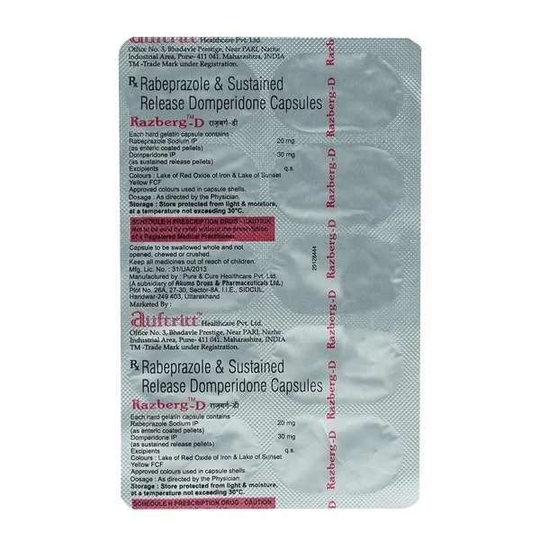 Razberg D Capsule 10's