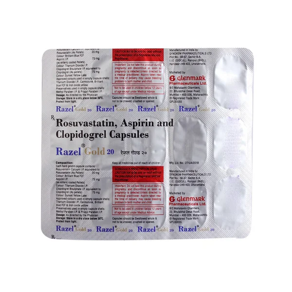 Razel Gold 20 Capsule 15's