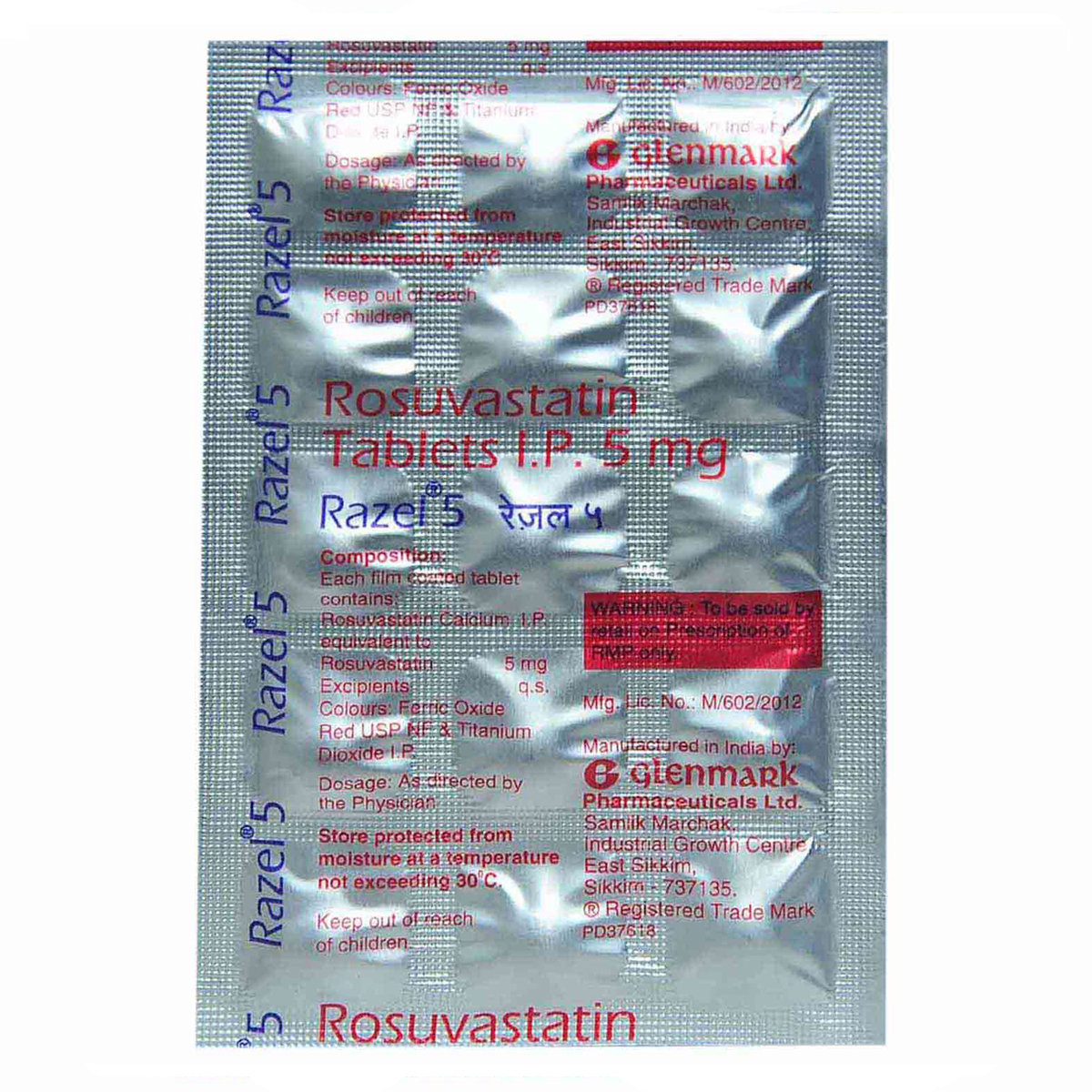 Razel 5 Tablet 15's, Pack of 15 TABLETS Razel 5 Tablet 15's, Pack of 15 TABLETS