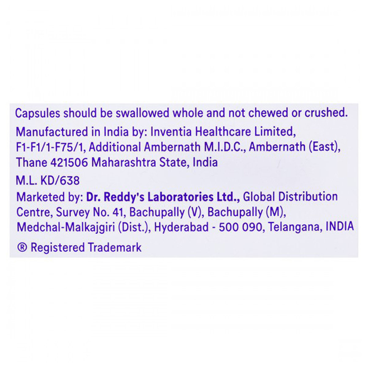 Razo-IT 20 mg/150 mg Capsule 10's, Pack of 10 Razo-IT 20 mg/150 mg Capsule 10's, Pack of 10