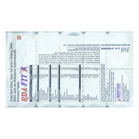 RDA-Fit Tablet 10's