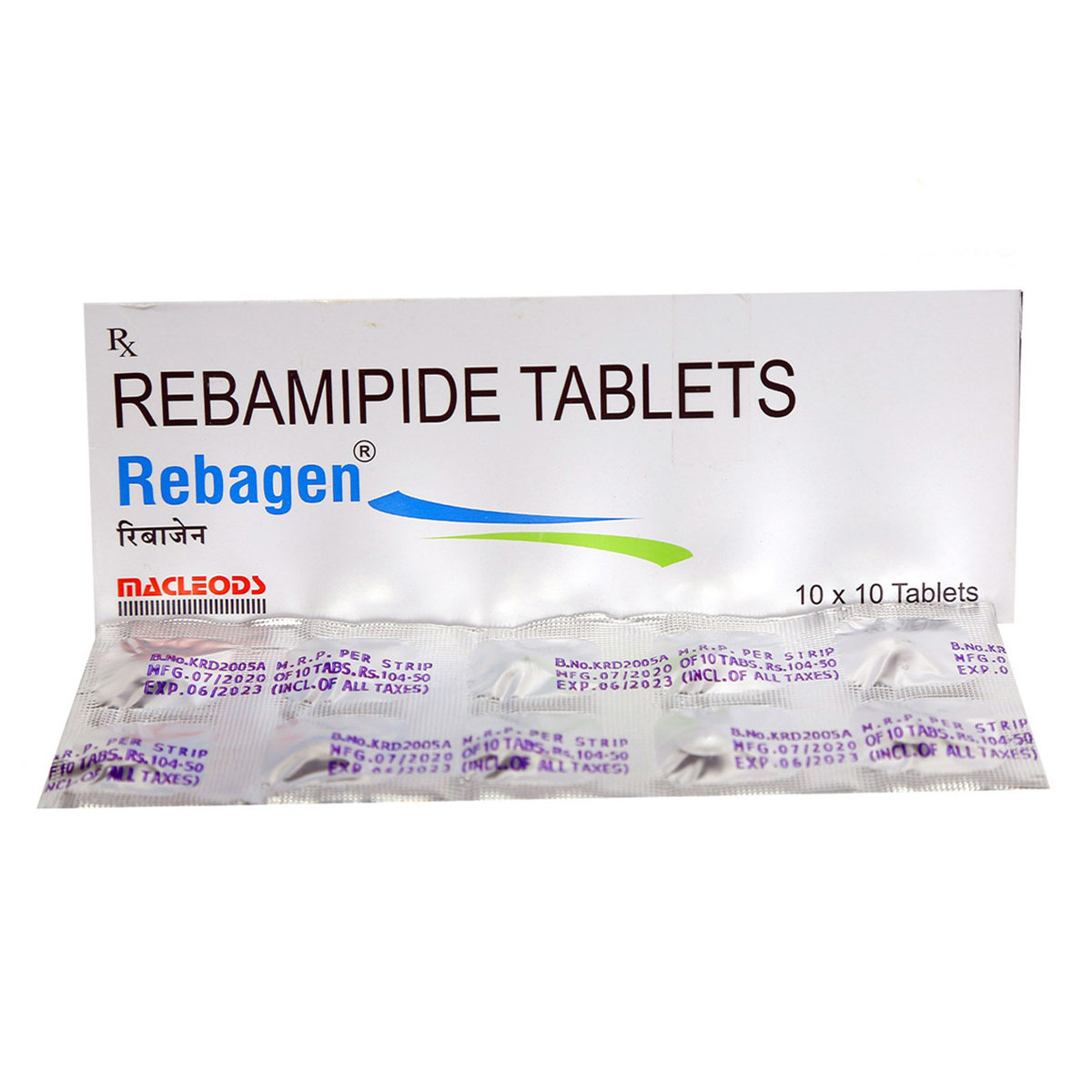 Rebagen Tablet 10's, Pack of 10 TABLETS Rebagen Tablet 10's, Pack of 10 TABLETS