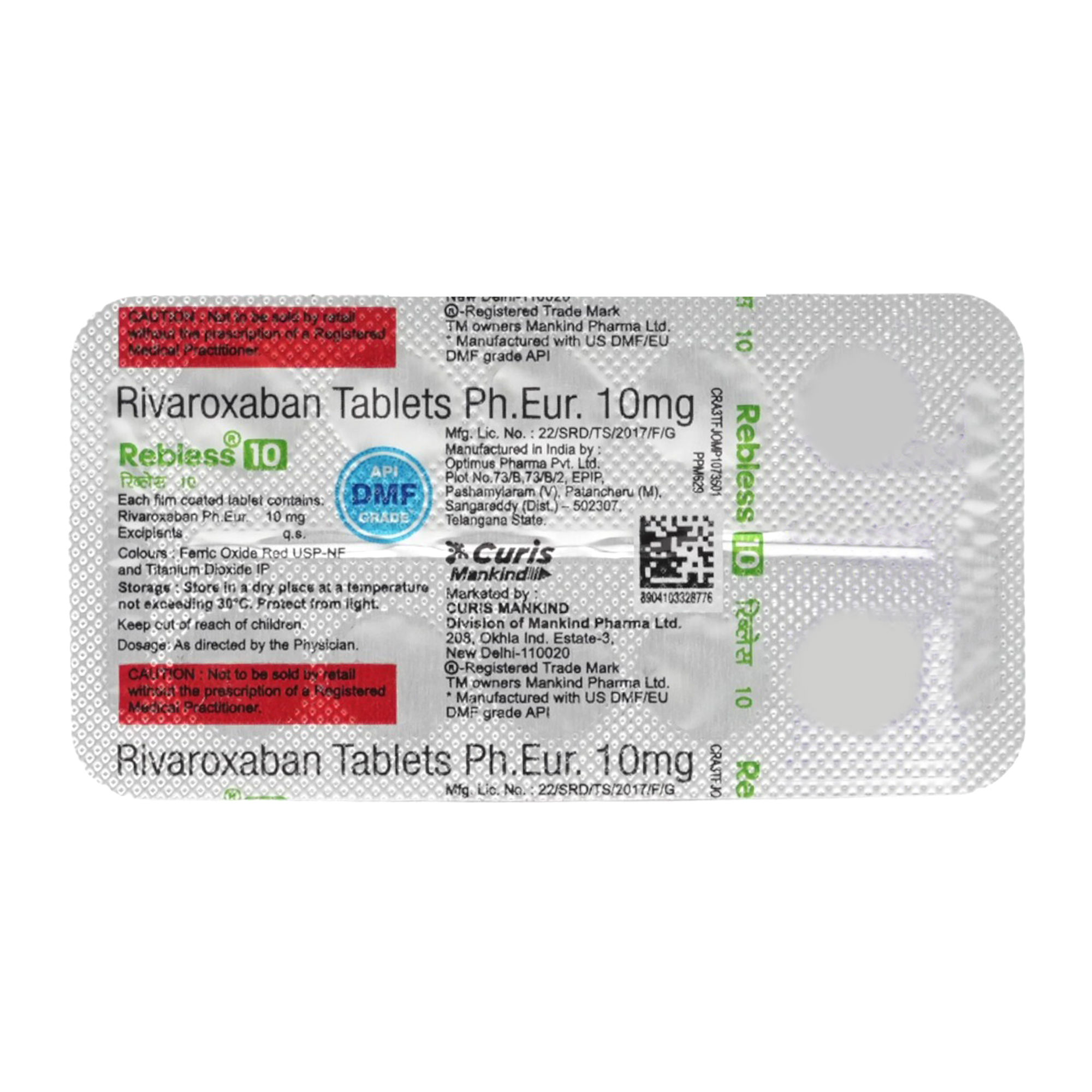 Buy Rebless 10 Tablet 10's Online