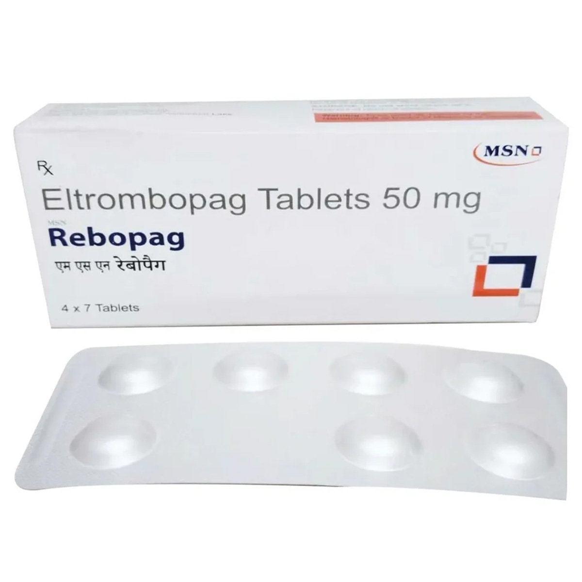 Rebopag 50 mg Tablet 7's, Pack of 7 TabletS Rebopag 50 mg Tablet 7's, Pack of 7 TabletS