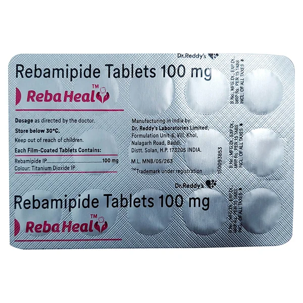 Rebaheal 100 mg Tablet 15's, Pack of 15 TABLETS