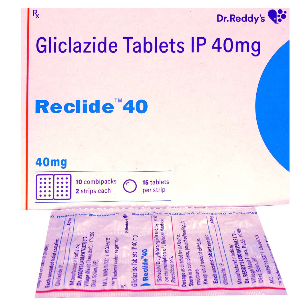 Reclide 40 Tablet 15's, Pack of 15 TABLETS Reclide 40 Tablet 15's, Pack of 15 TABLETS