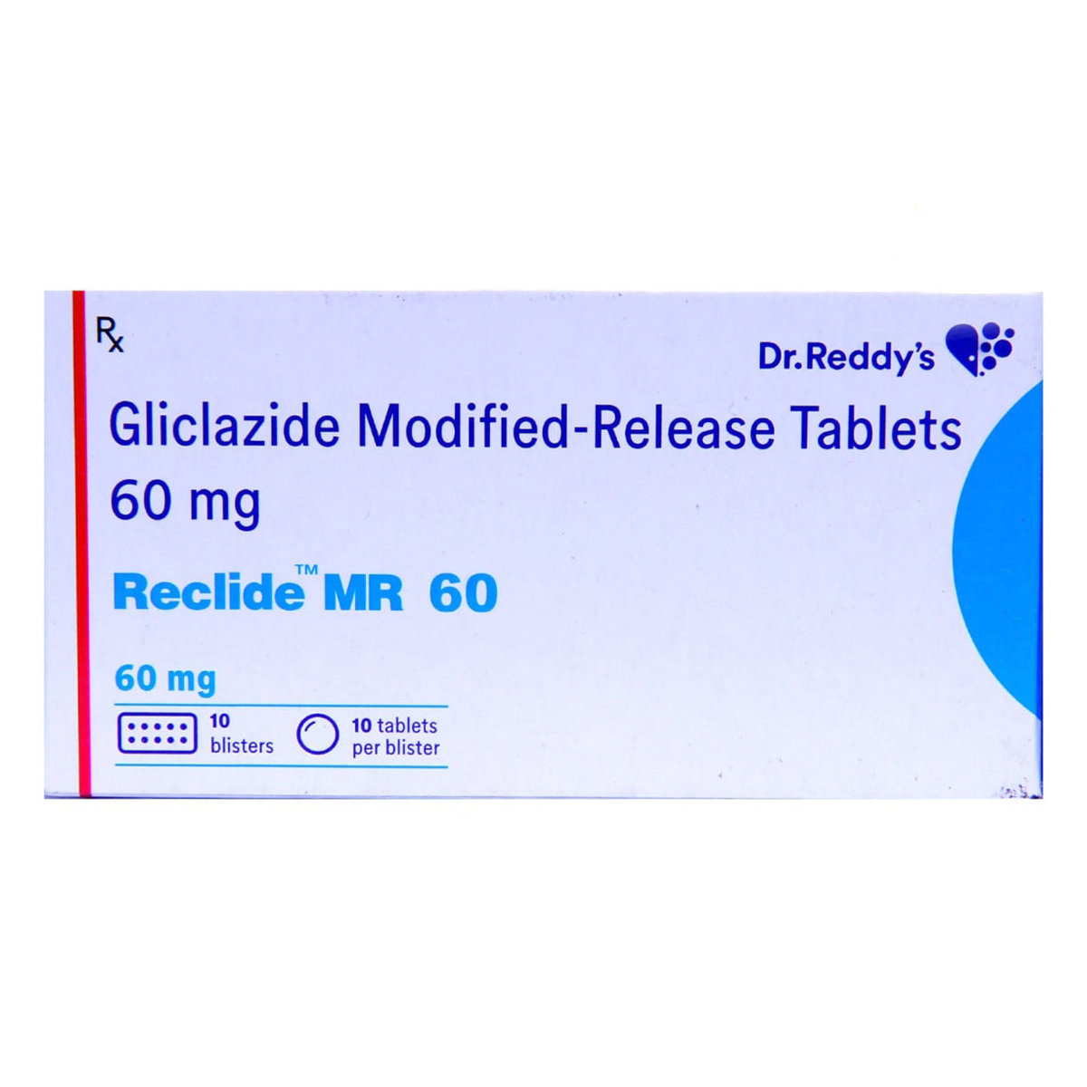 Reclide MR 60 Tablet 10's, Pack of 10 TABLETS Reclide MR 60 Tablet 10's, Pack of 10 TABLETS