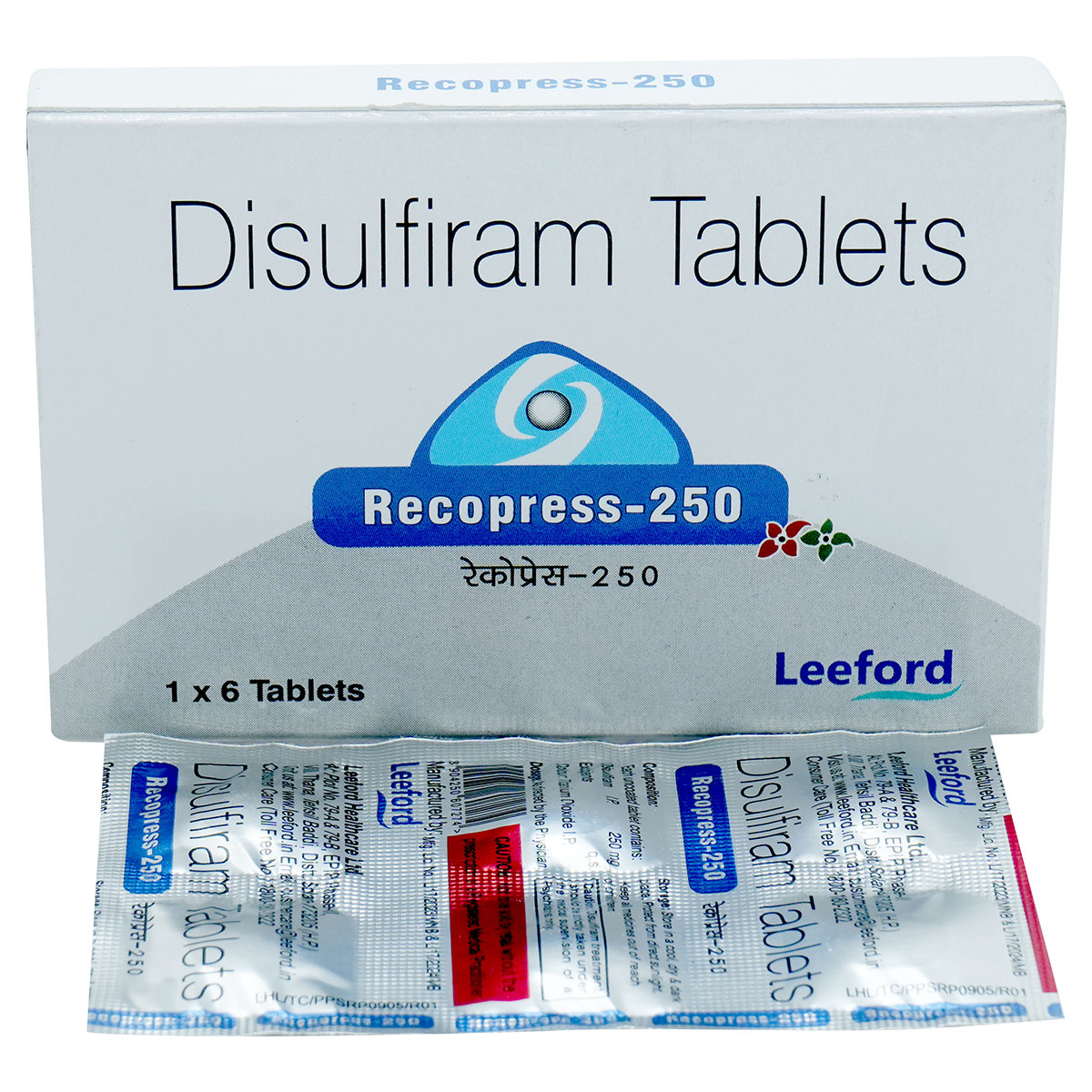 Recopress 250 Tablet 6's, Pack of 6 TabletS Recopress 250 Tablet 6's, Pack of 6 TabletS