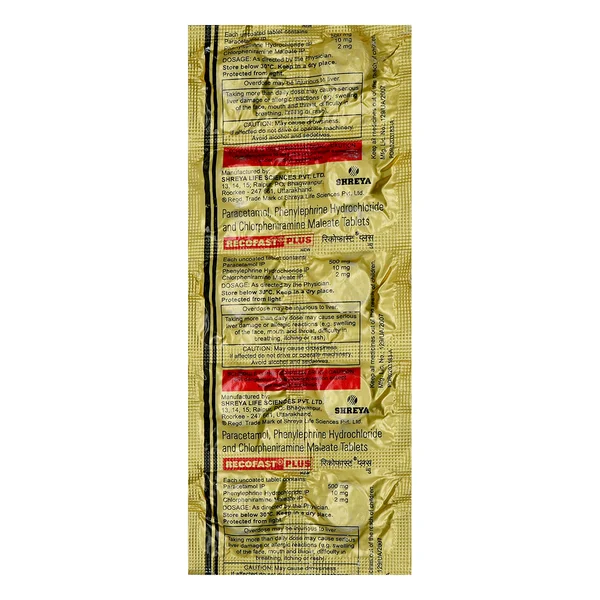 Recofast Plus New Tablet 10's