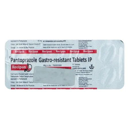 Recipan 40 Tablet 10's