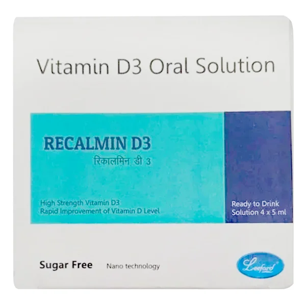Recalmin D3 Sugar Free Oral Solution 5 ml