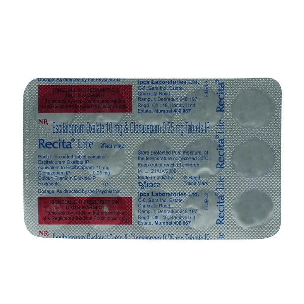 Recita Lite Tablet 15's