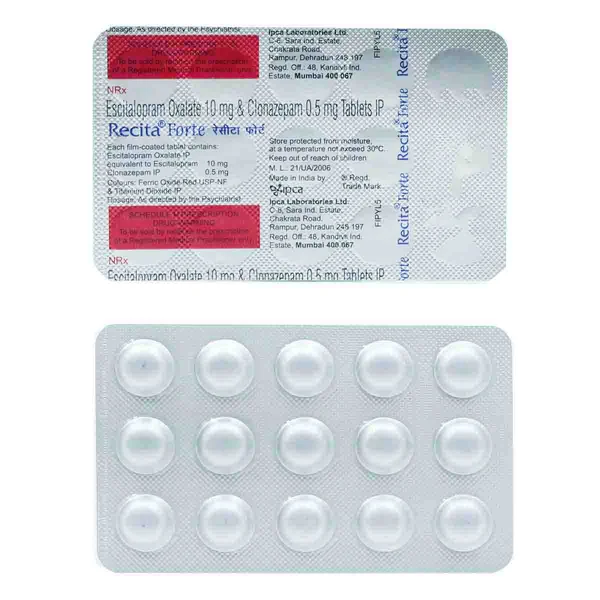 Recita Forte Tablet 15's, Pack of 15 TABLETS