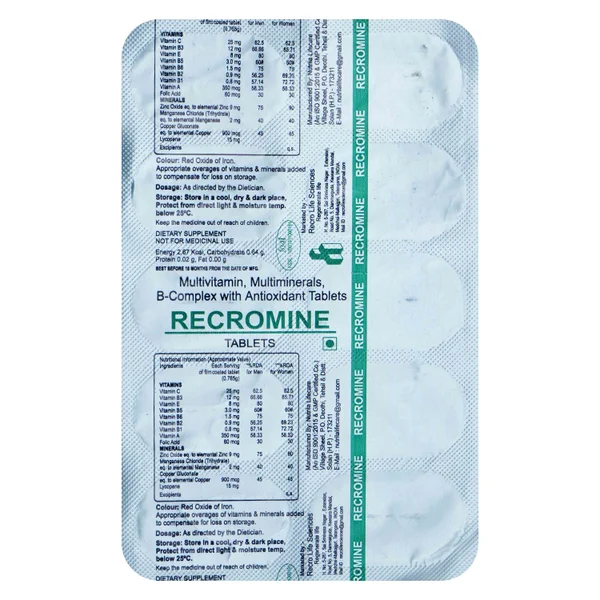Recromine Tablet 10's