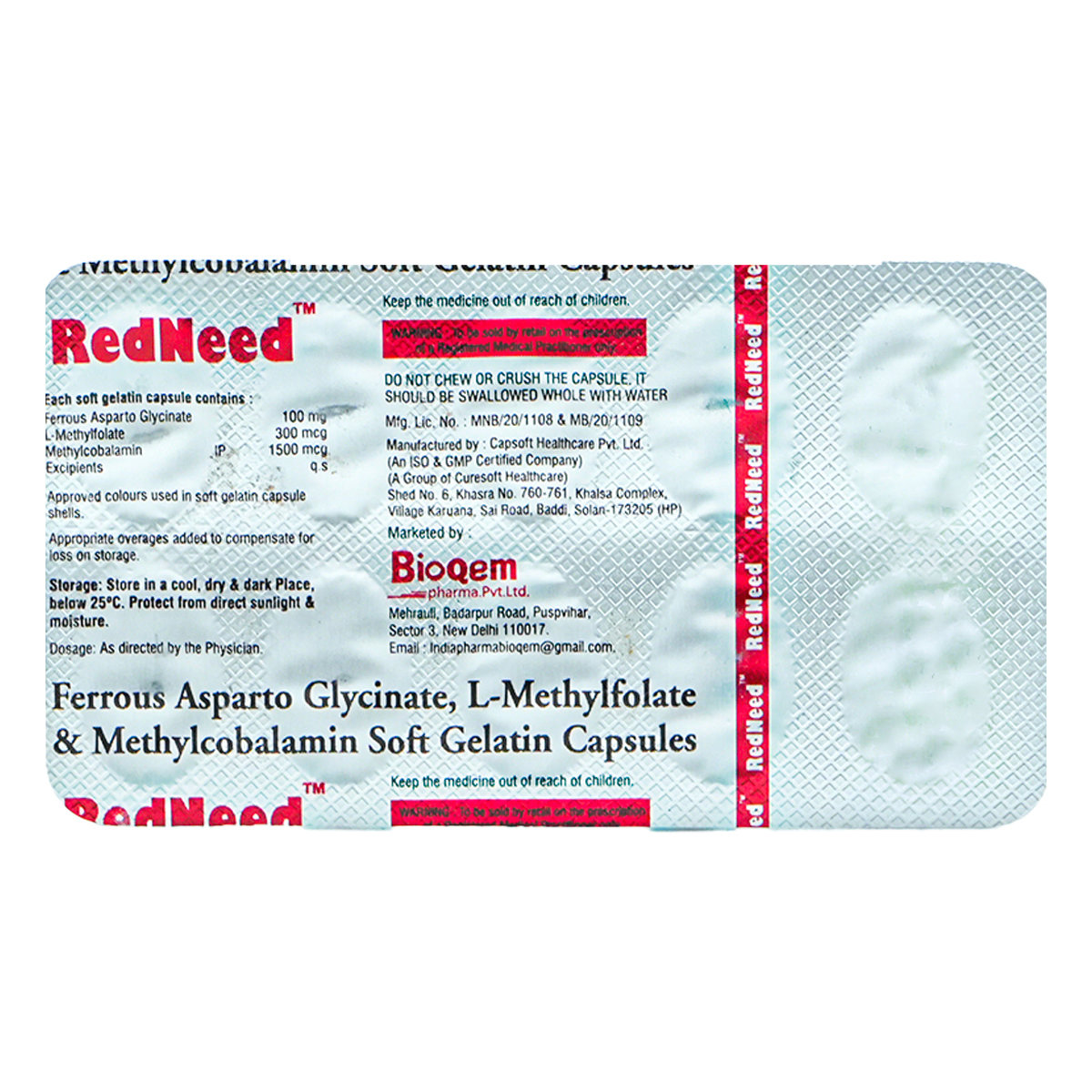 Buy Redneed Softgel Capsule 10's Online