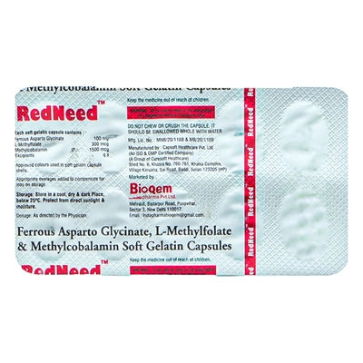 Redneed Softgel Capsule 10's, Pack of 10 SoftgelsS