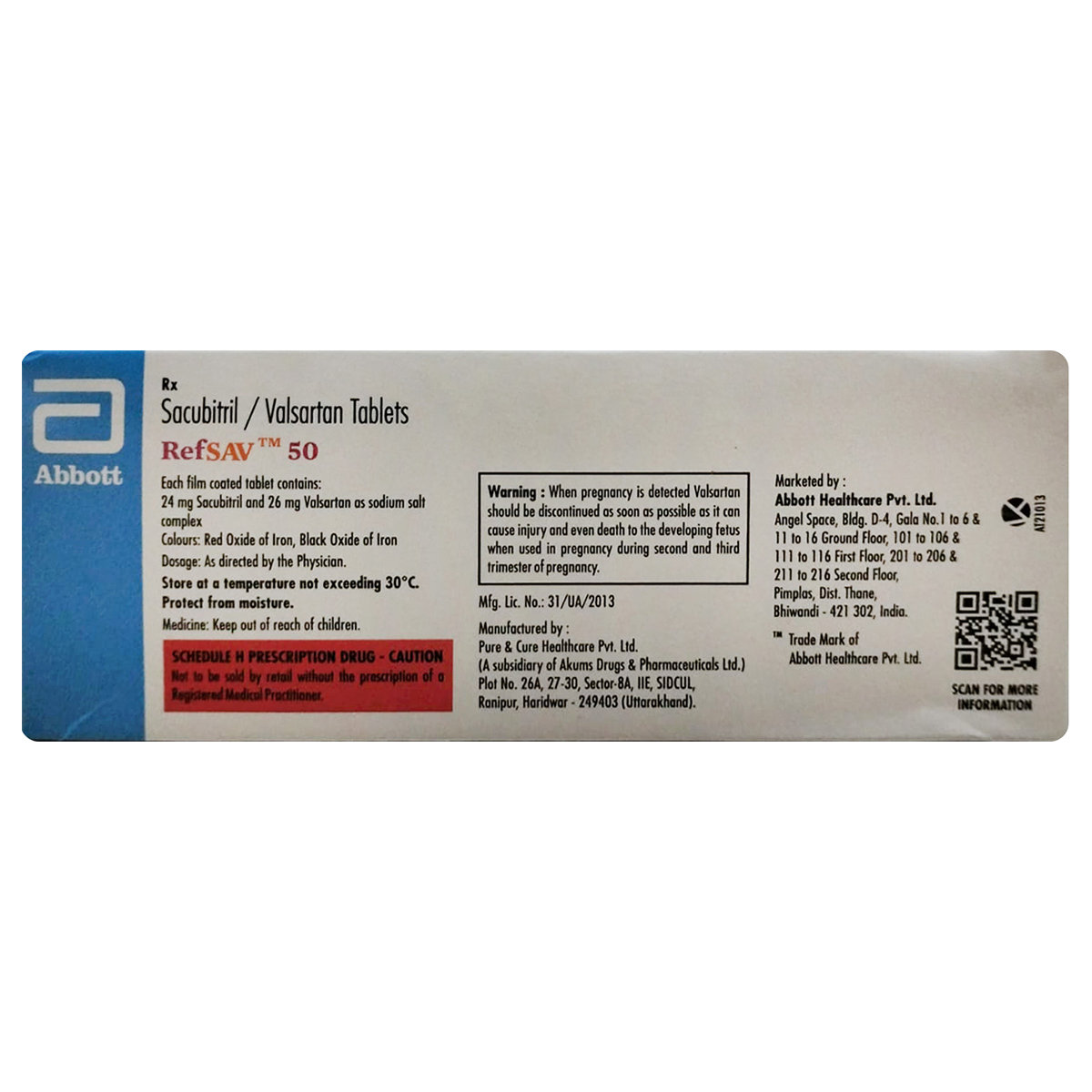 Refsav 50 Tablet 14's, Pack of 14 Refsav 50 Tablet 14's, Pack of 14