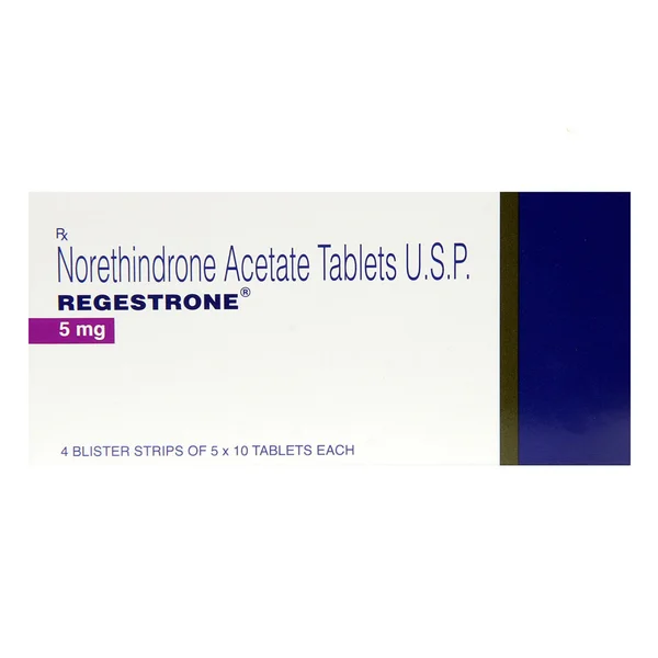 Regestrone 5 mg Tablet 10's, Pack of 10 TABLETS