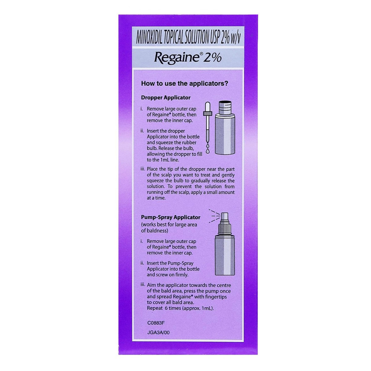 Regaine Solution 60 ml Price, Uses, Side Composition - Apollo Pharmacy