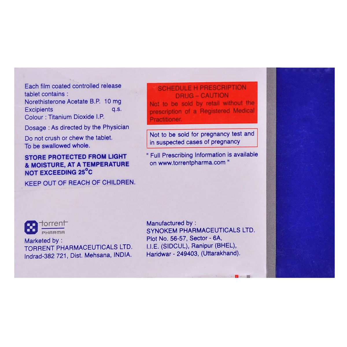 Regestrone CR 10 mg Tablet 10's Price, Uses, Side Effects, Composition ...