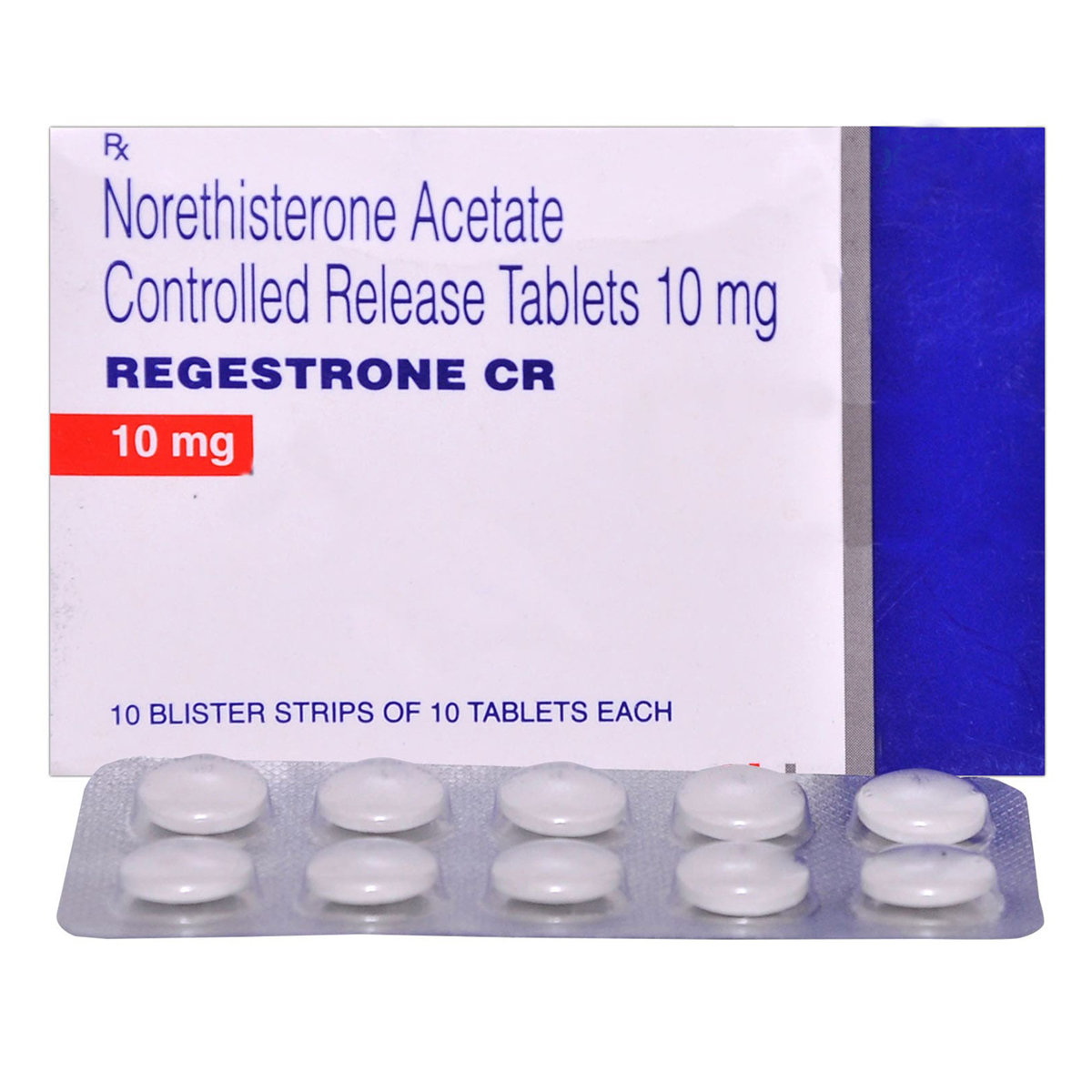 Regestrone CR 10 mg Tablet 10's, Pack of 10 TABLETS Regestrone CR 10 mg Tablet 10's, Pack of 10 TABLETS