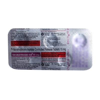 Regestrone CR 15 mg Tablet 5's, Pack of 5 TabletS