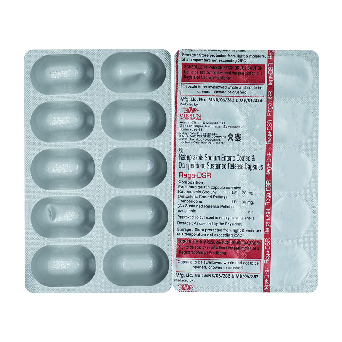 RegaDsr Cap 10'S Price, Uses, Side Effects, Composition Apollo Pharmacy