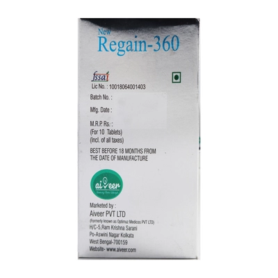 Regain-360 Tab 10'S, Pack of 10