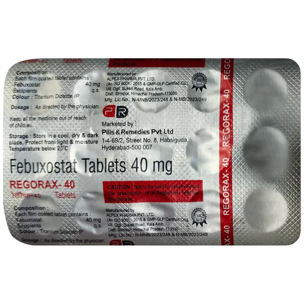 Regorax-40 Tablet 15's