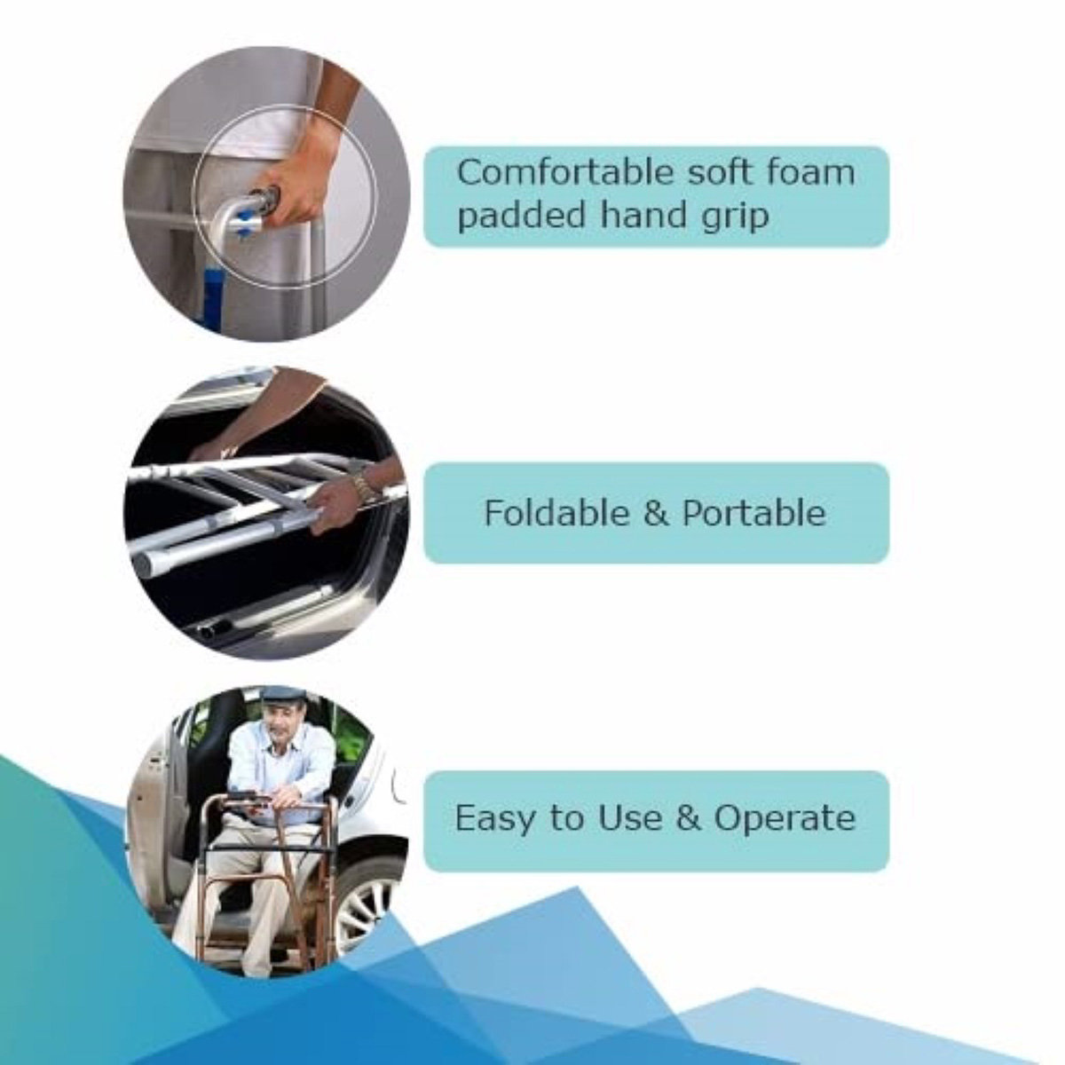 Rehaid Walking Frame, 1 Count, Pack of 1 Rehaid Walking Frame, 1 Count, Pack of 1