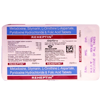 Reheptin Tablet 10's, Pack of 10 TABLETS