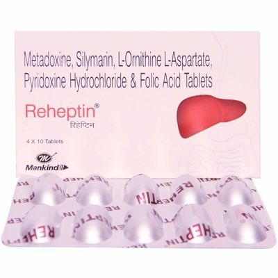 Reheptin Tablet 10's, Pack of 10 TABLETS