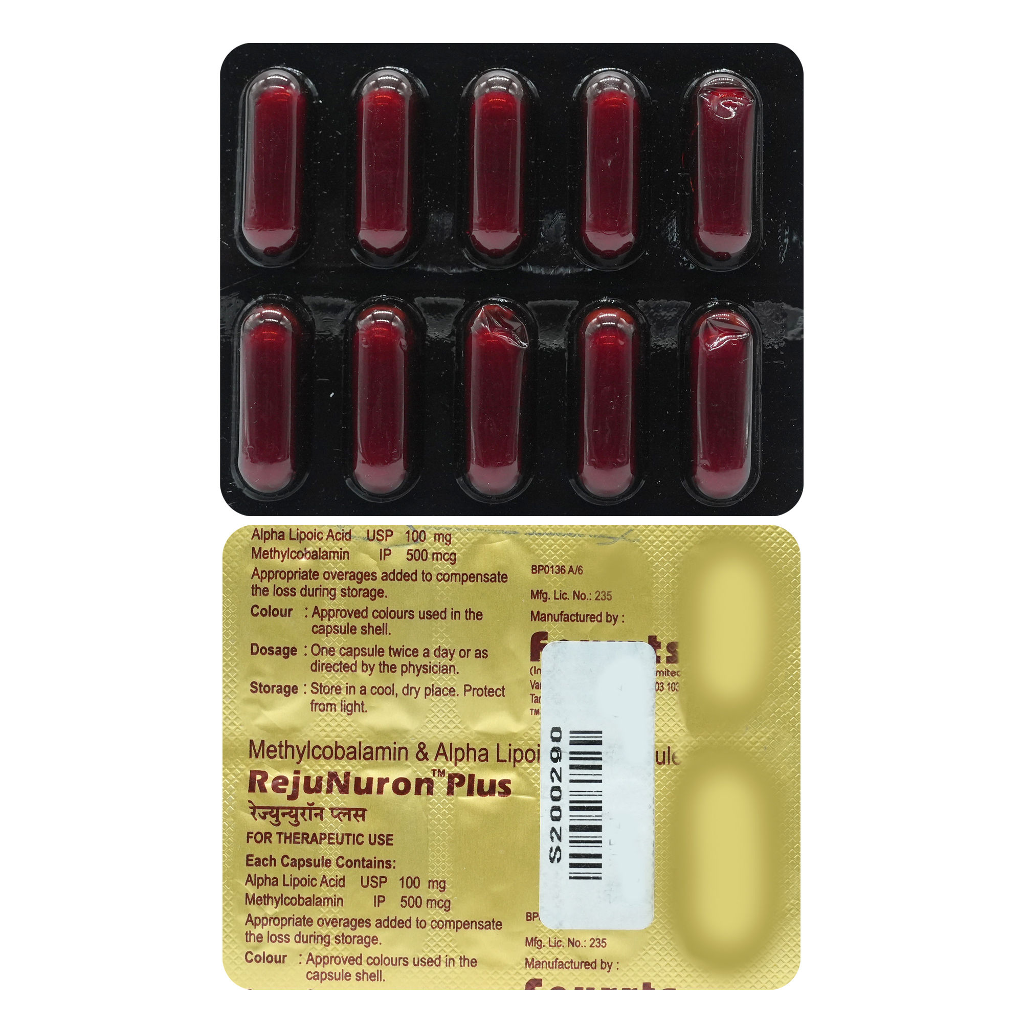 Buy Rejunuron Plus Capsule 10's Online